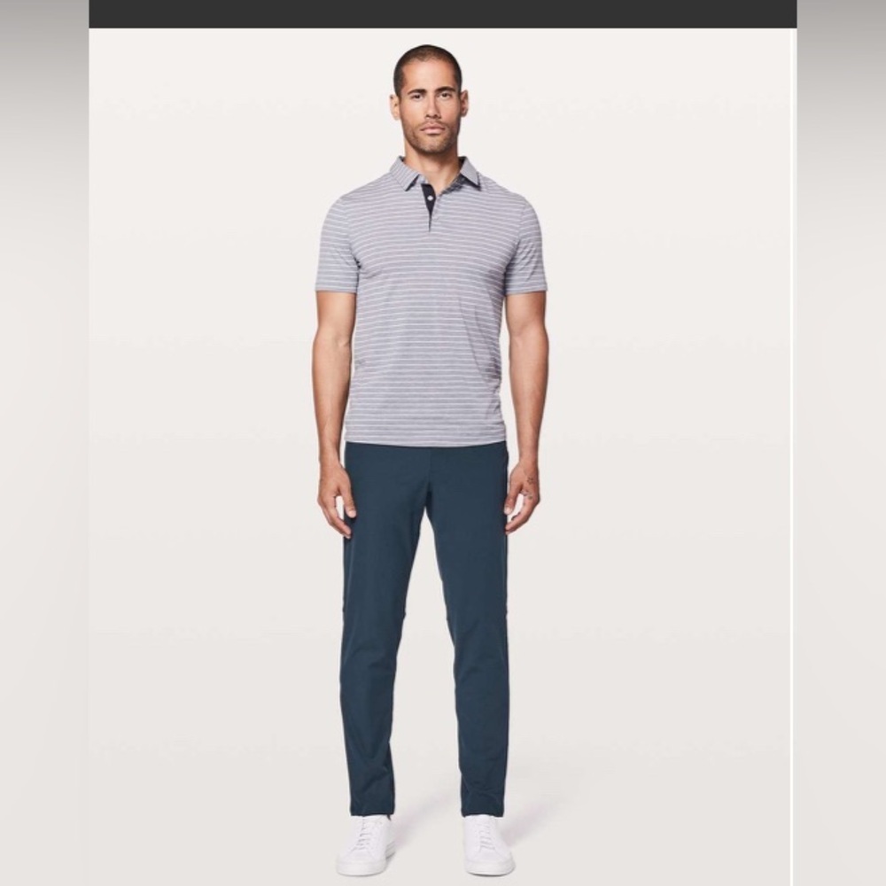 Mens navy Lululemon ABC Slim pants size 33